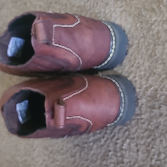 Men's Brown 6" Slip-On Work Boot with CushGuard™ Internal Met Guard - Picture 3 of 3